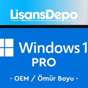 Windows 11 Pro OEM lisans anahtarı – orijinal, ömür boyu kullanım