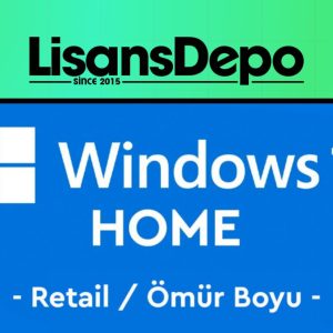 Windows 11 Home Retail lisans anahtarı – ömür boyu kullanım